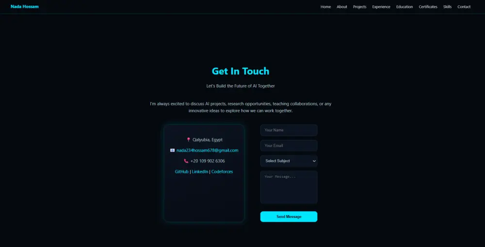 تصميم Portfolio احترافي باستخدام HTML و CSS لعرض مشاريعك + GitHub Pages