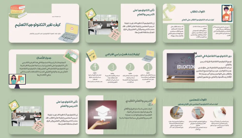 سأصمم عرض تقديمي احترافي Power Point بشكل جذاب ومنظم