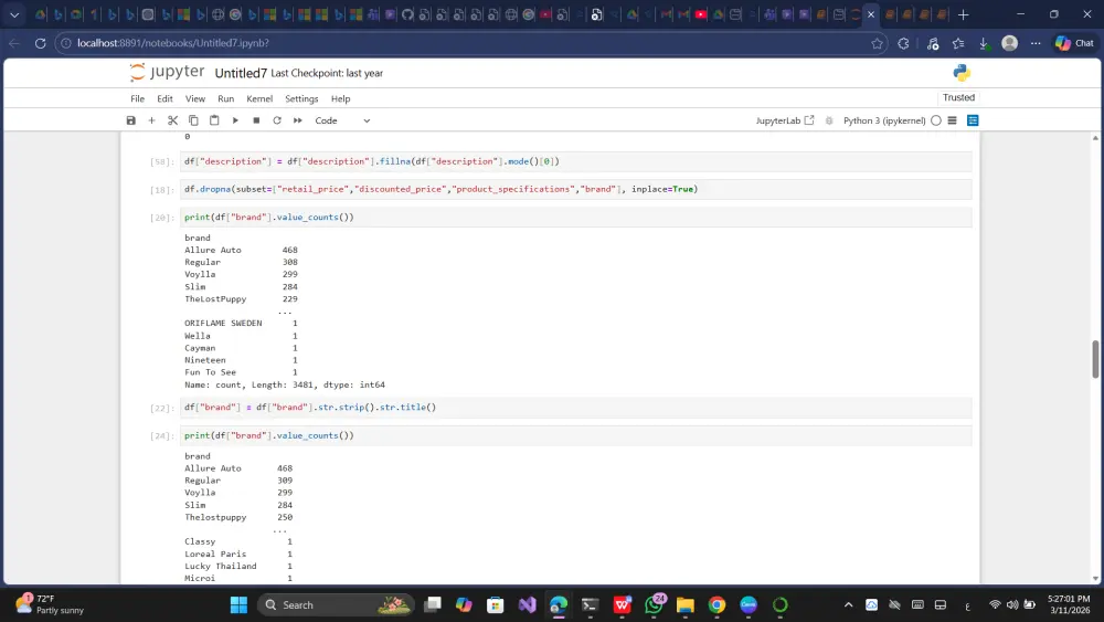 تنظيف البيانات باستخدام Python باحترافية