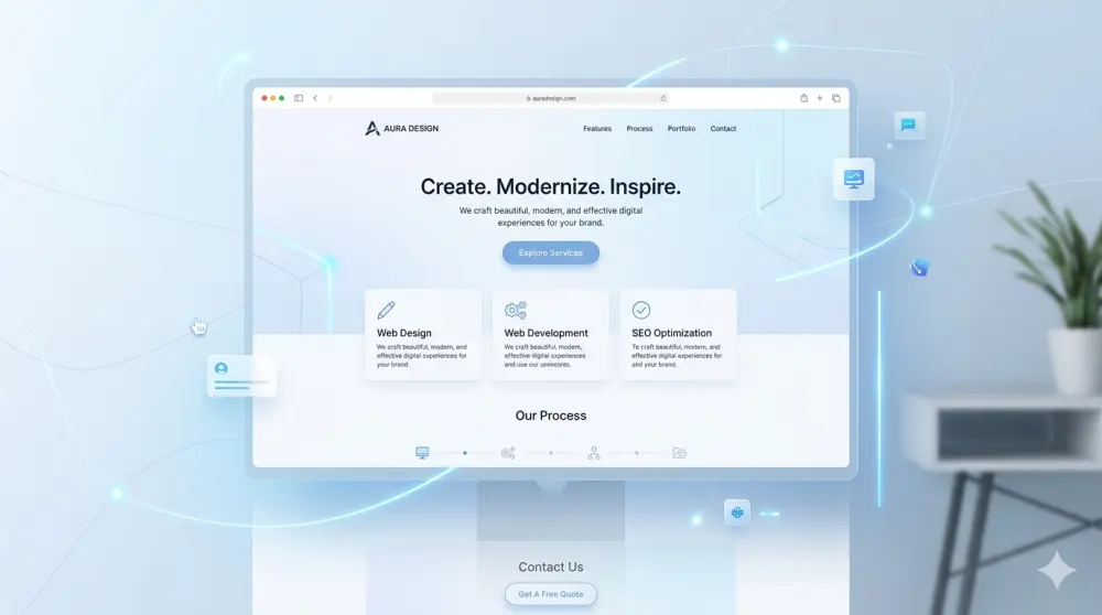 تحويل تصميم إلى صفحة ويب باستخدام HTML و CSS بشكل متجاوب
