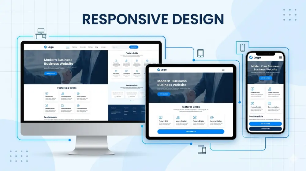 تحويل تصميم إلى صفحة ويب باستخدام HTML و CSS بشكل متجاوب