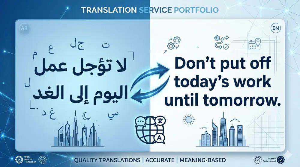 ترجمة نصوص ومقالات من العربية إلى الإنجليزية والعكس بدقة