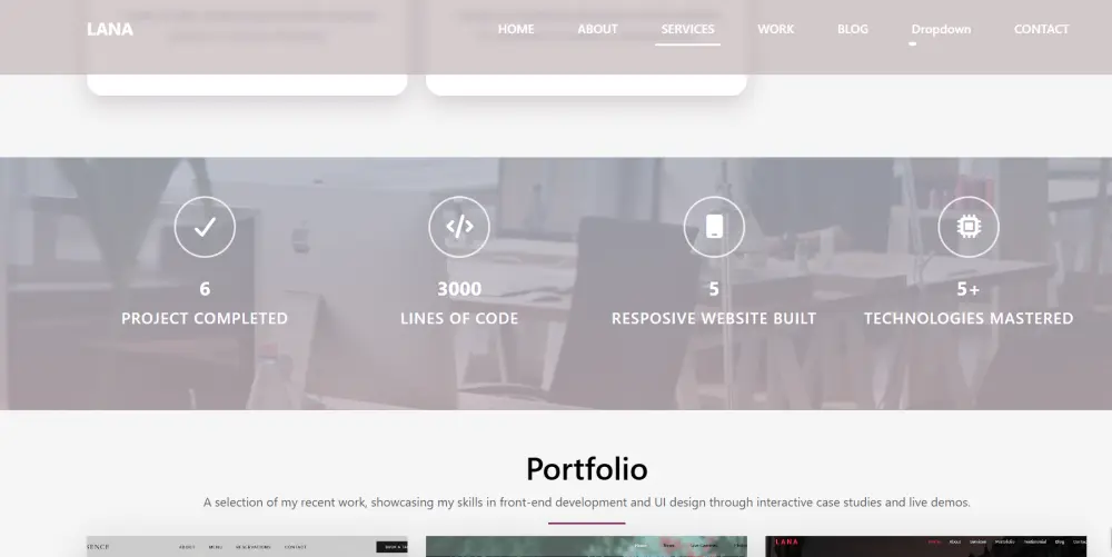 انشاء موقع  Portfolio شخصي احترافي متجاوب لعرض اعمالك