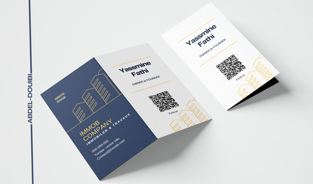 تصميم كارت شخصي أو بزنس كرت احترافي - BUSINESS CARD