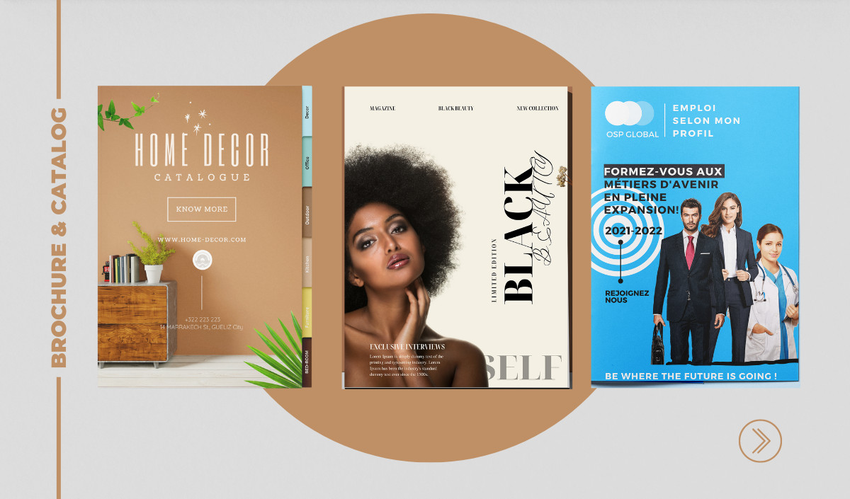 تصميم بروفيل شركة او مجلة - BROCHURE/PROFI/MAGAZINE