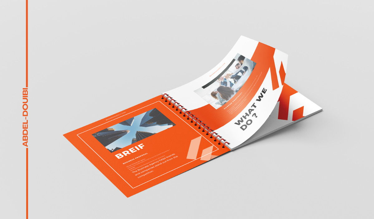 تصميم بروفيل شركة او مجلة - BROCHURE/PROFI/MAGAZINE