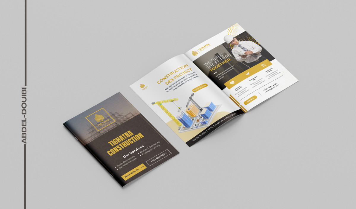 تصميم بروفيل شركة او مجلة - BROCHURE/PROFI/MAGAZINE