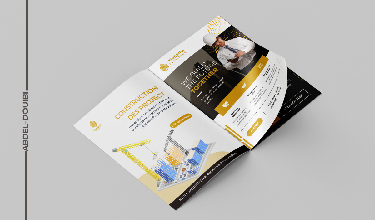 تصميم بروفيل شركة او مجلة - BROCHURE/PROFI/MAGAZINE