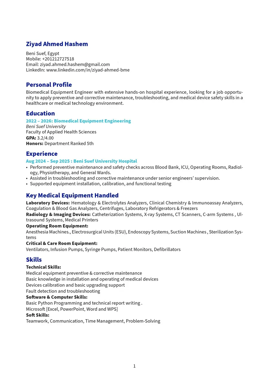 كتابة وتصميم سيرة ذاتية CV بـ 4 تصاميم متوافقة مع ATS