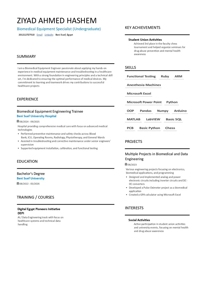 كتابة وتصميم سيرة ذاتية CV بـ 4 تصاميم متوافقة مع ATS