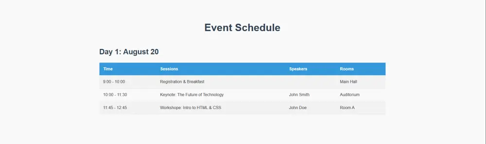 موقع ويب حديث ومتجاوب باستخدام HTML وCSS