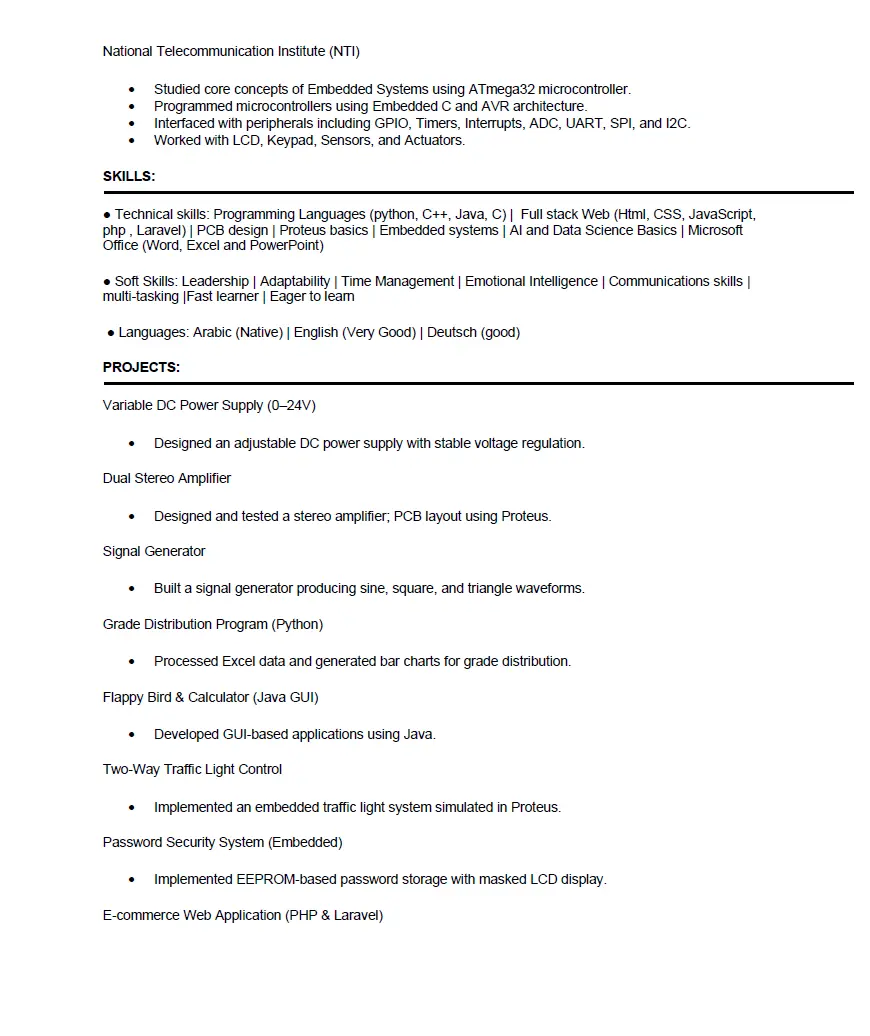 تصميم سيرة ذاتية احترافية متوافقة مع أنظمة ATS لزيادة فرص التوظيف