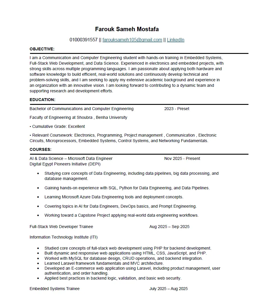 تصميم سيرة ذاتية احترافية متوافقة مع أنظمة ATS لزيادة فرص التوظيف