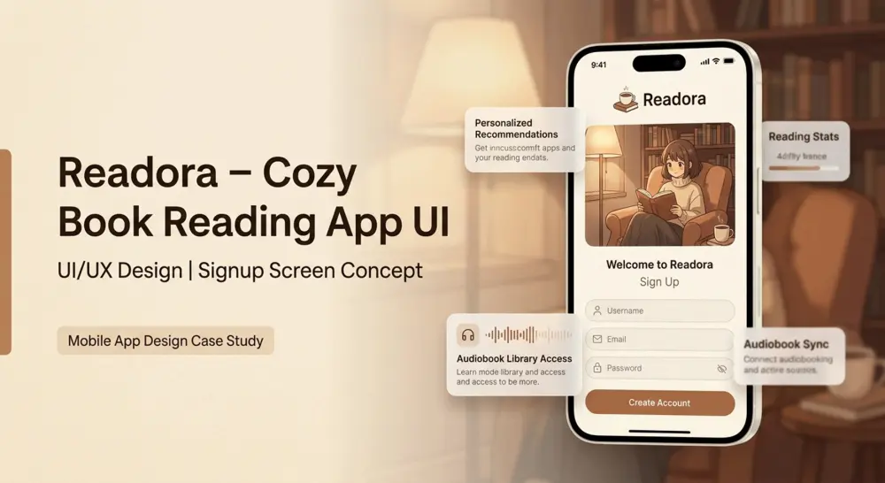 تصميم واجهة تطبيق موبايلUI/UX عصري واحترافي باستخدام Figma