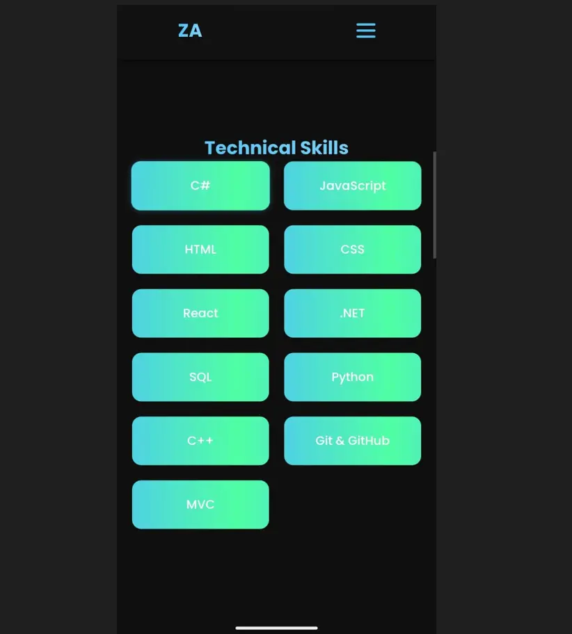 تصميم موقع شخصي عصري (Portfolio)