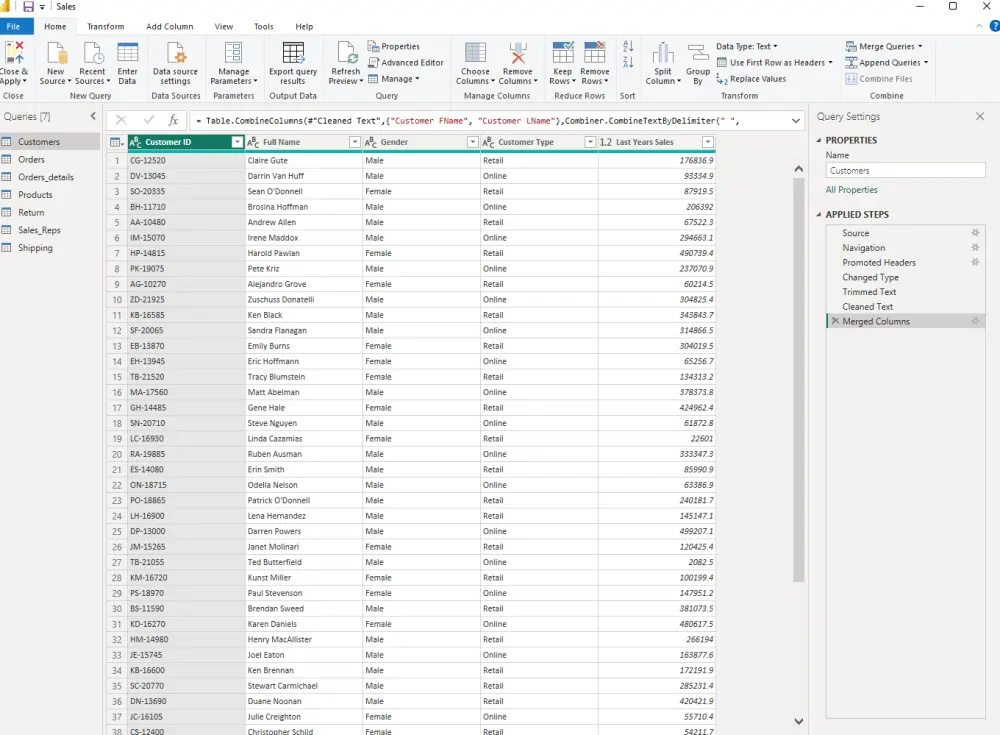 تنظيف ومعالجة البيانات باستخدام Excel