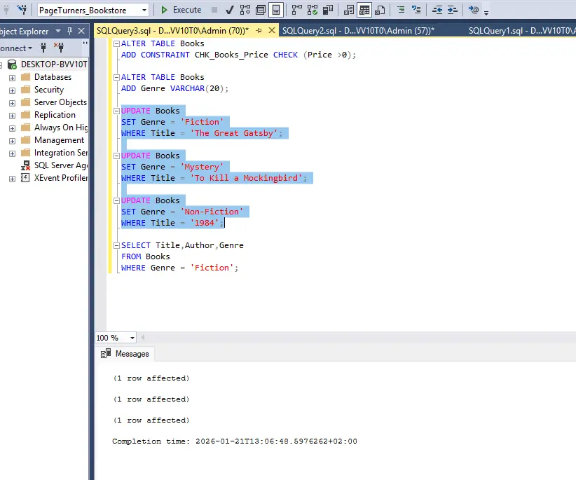إنشاء قاعدة بيانات منظمة مع علاقات وجداول SQL وتصميم ERD