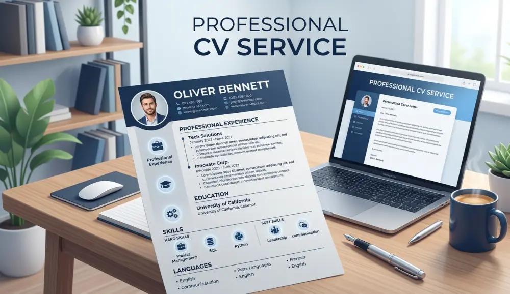 تحضير سيرة ذاتية (CV) احترافية بالعربي والإنجليزي جاهزة للتقديم