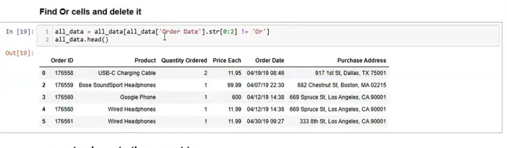 Data cleaning