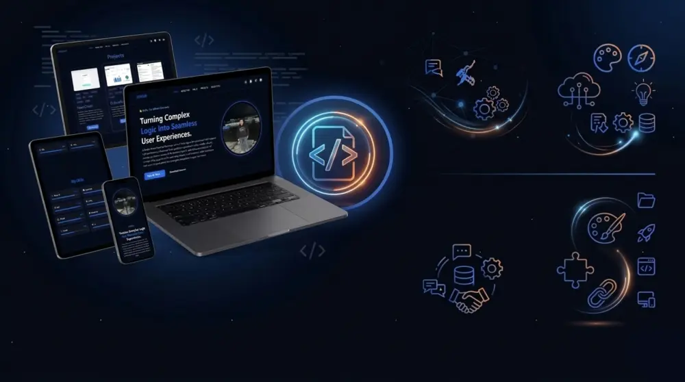 تصميم وبناء معرض أعمال Portfolio احترافي وجذاب