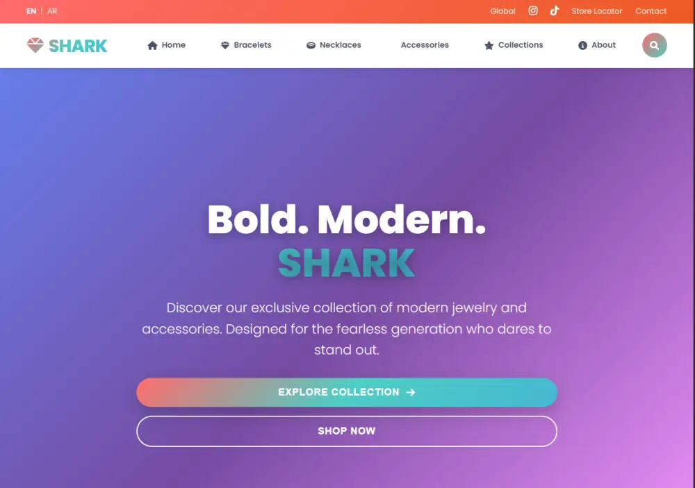 تحويل اي تصميم psd الى صفحة ويب باكواد js,html,css معاصرة