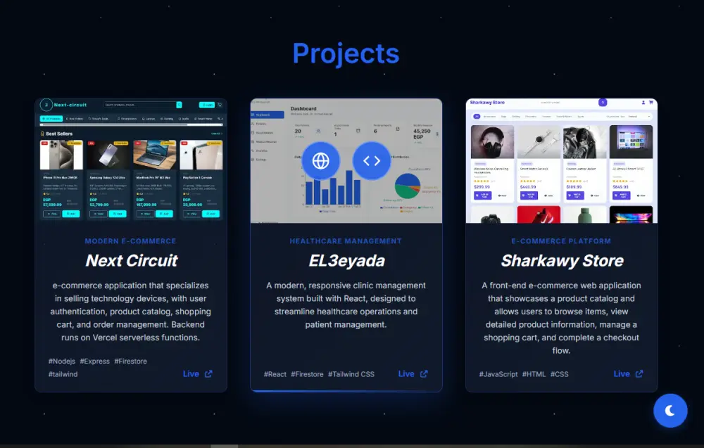 تصميم وبناء معرض أعمال Portfolio احترافي وجذاب