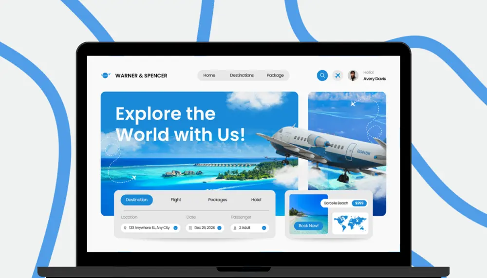 تصميم صفحة هبوط Landing Page احترافية UI/UX لجذب العملاء.