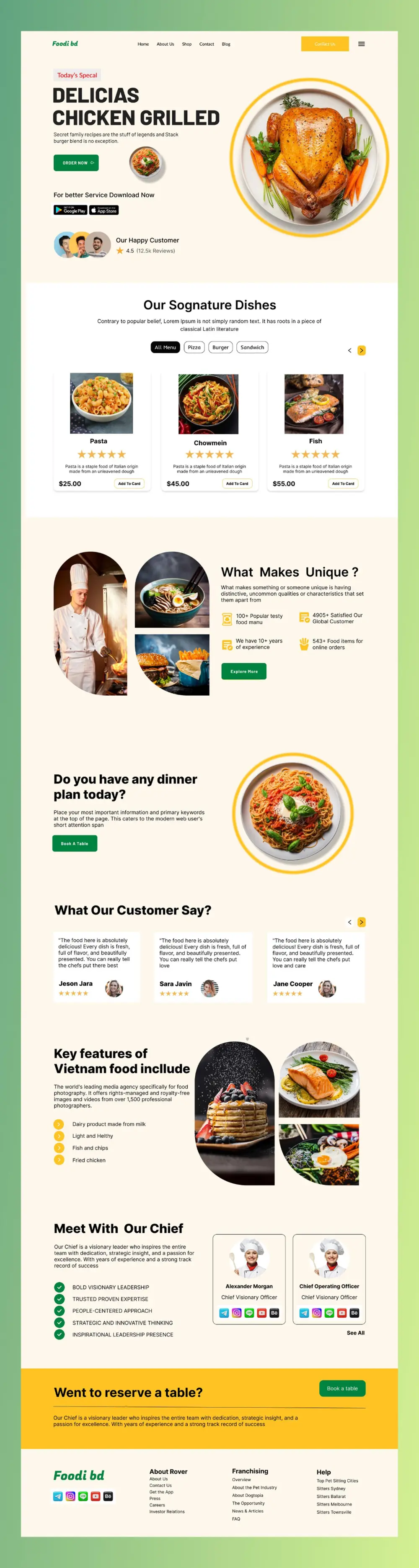 تصميم صفحة هبوط Landing Page احترافية UI/UX لجذب العملاء.