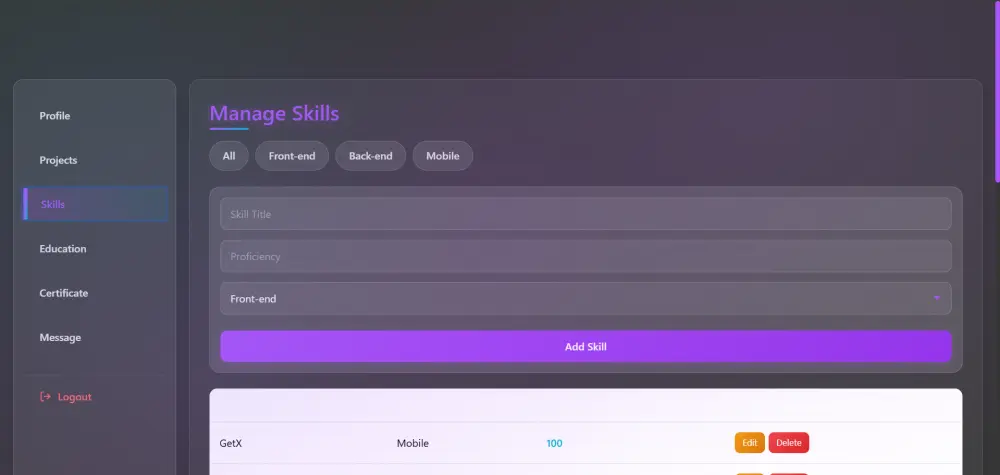 تصميم وتطوير Dashboard احترافي لإدارة المواقع والتطبيقات