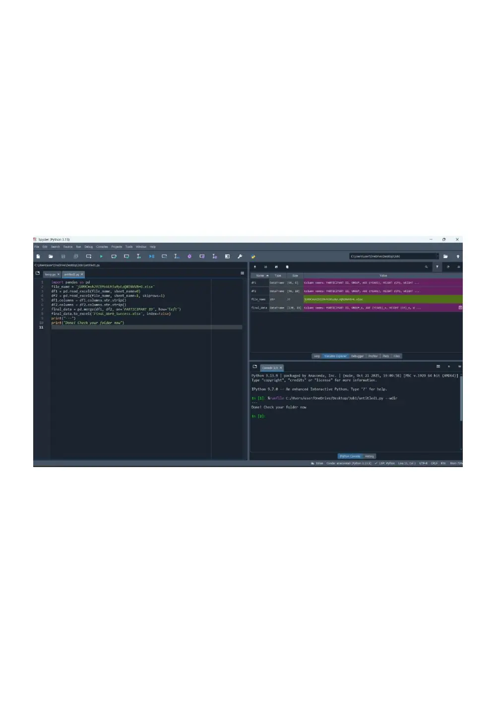 أتمتة معالجة وتحليل بيانات الإكسيل الضخمة باستخدام سكربتات Python