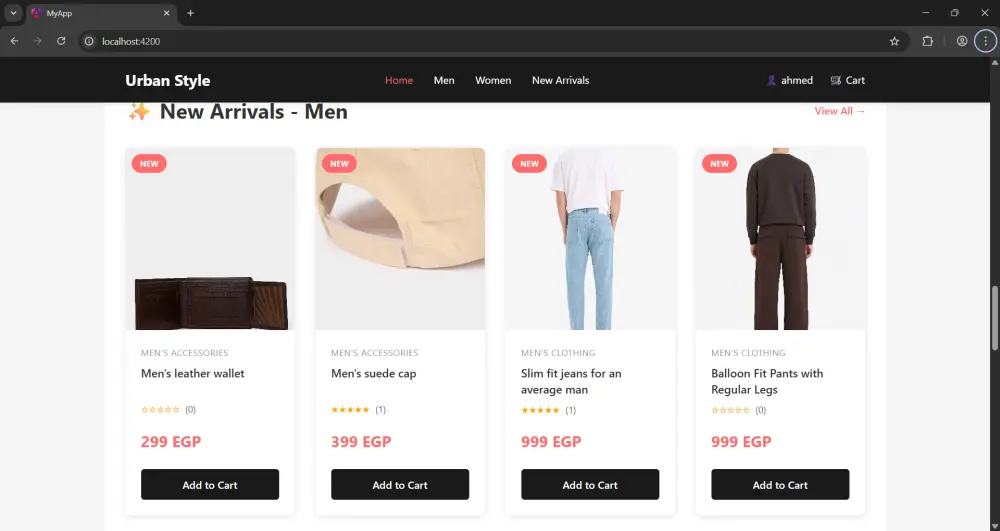 تصميم واجهات Front-End احترافية لمواقع التجارة الإلكترونية