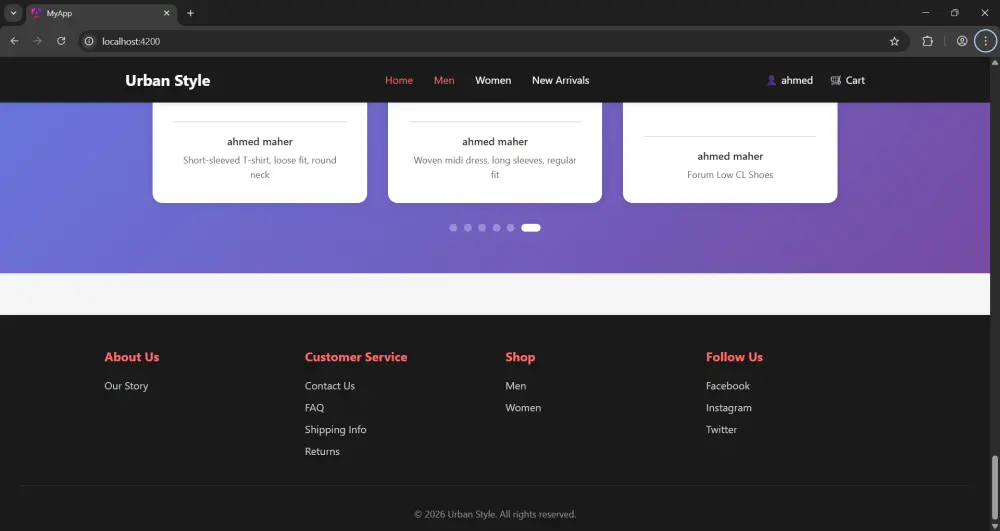 تصميم واجهات Front-End احترافية لمواقع التجارة الإلكترونية