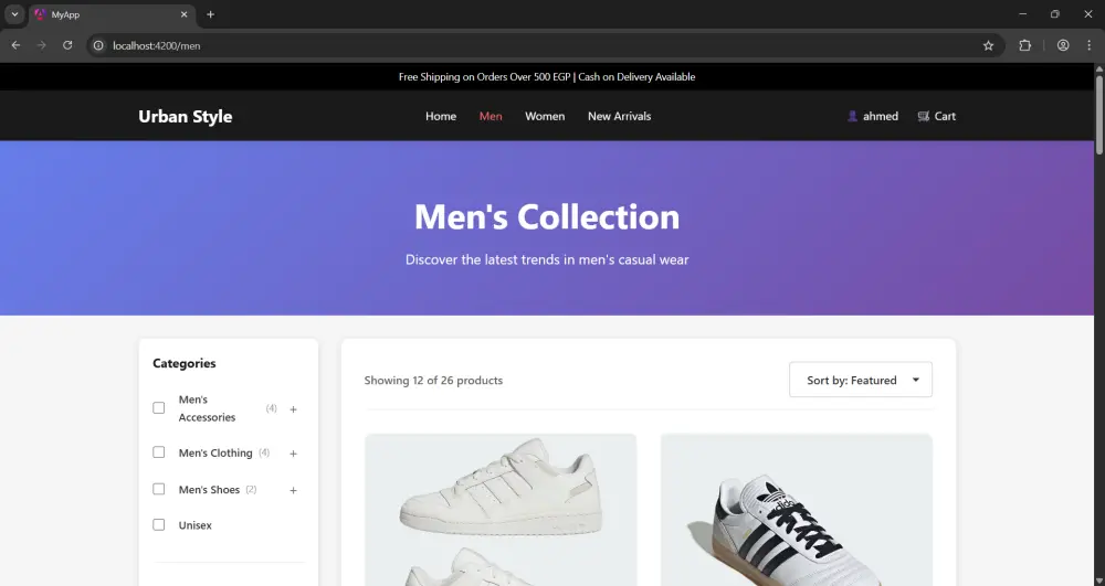 تصميم واجهات Front-End احترافية لمواقع التجارة الإلكترونية