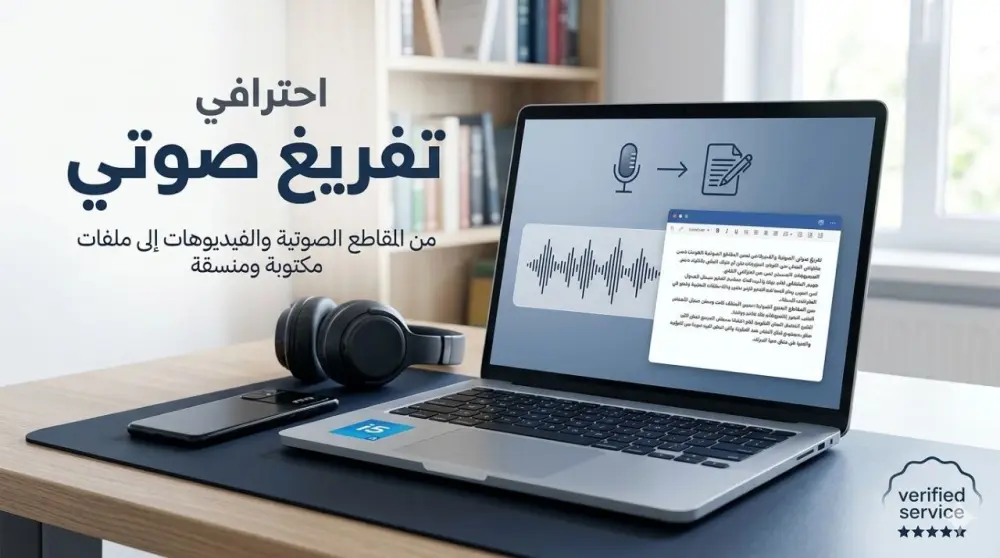تفريغ صوتي احترافي للمقاطع الصوتية والفيديوهات إلى ملفات Word أو PDF و تنسيقها
