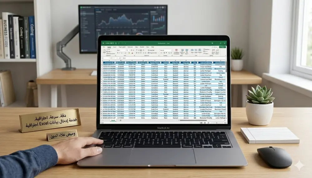 ادخال البيانات علي اكسل وتنسيقها | Entry & Formatting Data