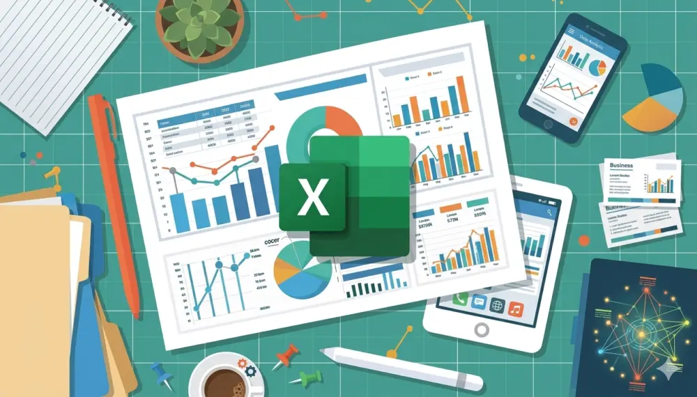 إنشاء لوحة تحكم (Dashboard) تفاعلية في Excel لعرض بياناتك