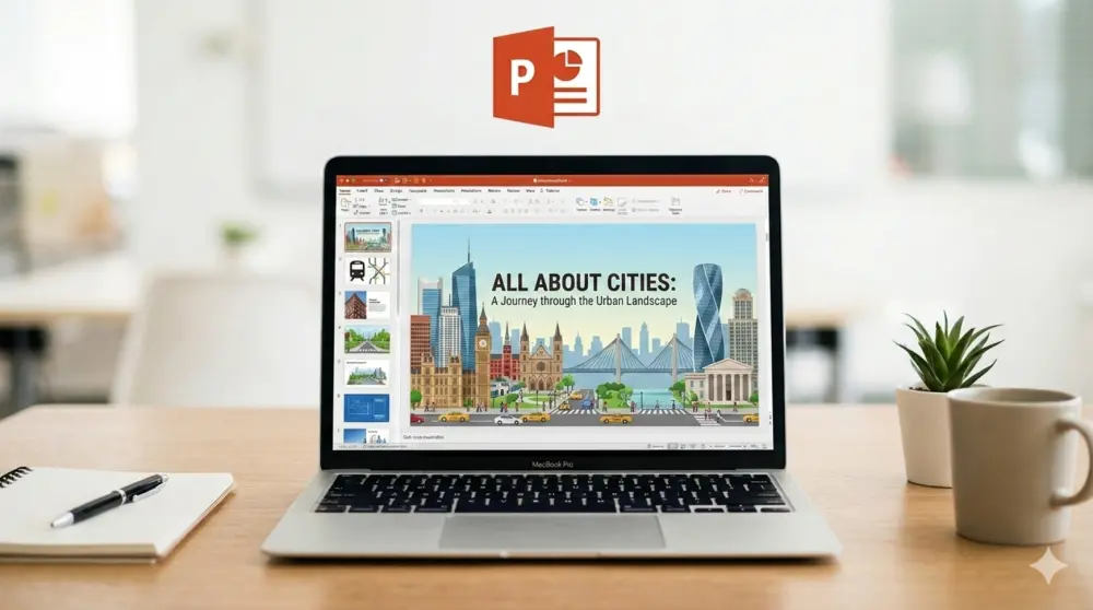 تصميم عرض تقديمي بوربوينت (PowerPoint) احترافي