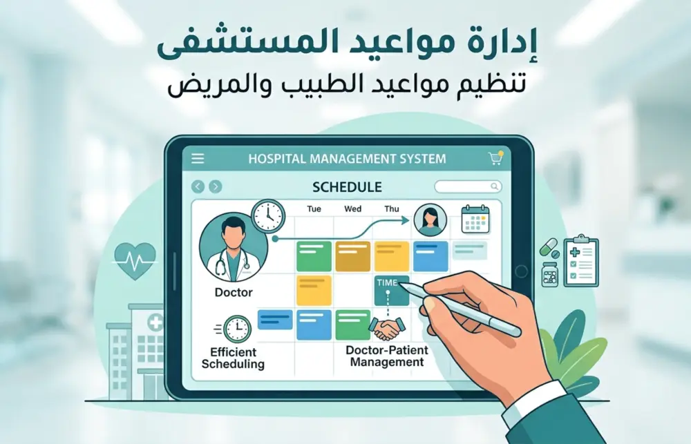 إدارة وتنظيم مواعيد الأطباء داخل المستشفى