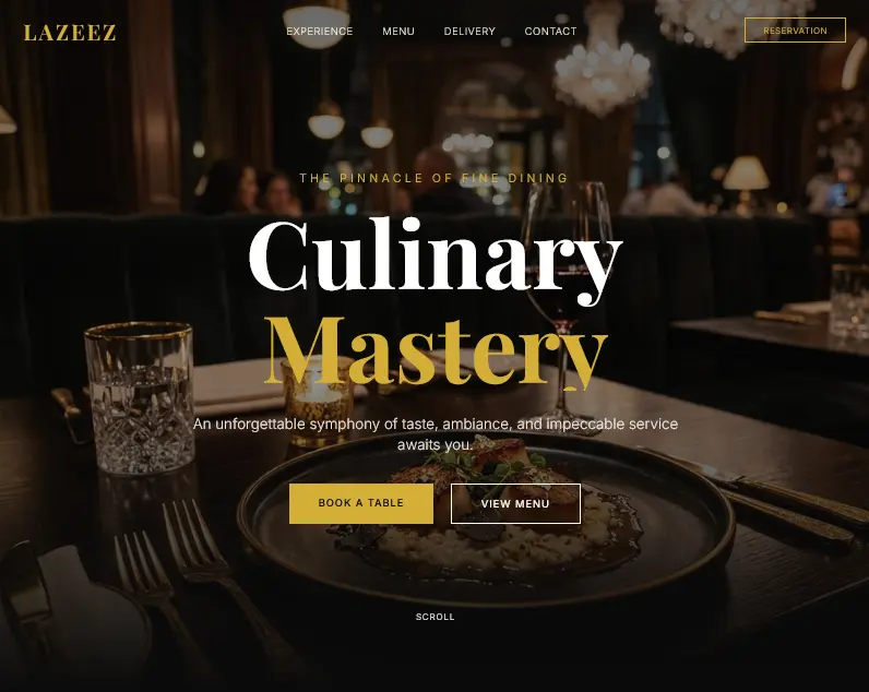 صميم وتطوير موقع ويب (Landing Page أو Website بسيط) باستخدام HTML, CSS, JavaScript