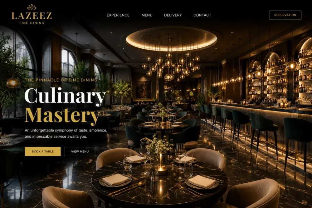 صميم وتطوير موقع ويب (Landing Page أو Website بسيط) باستخدام HTML, CSS, JavaScript