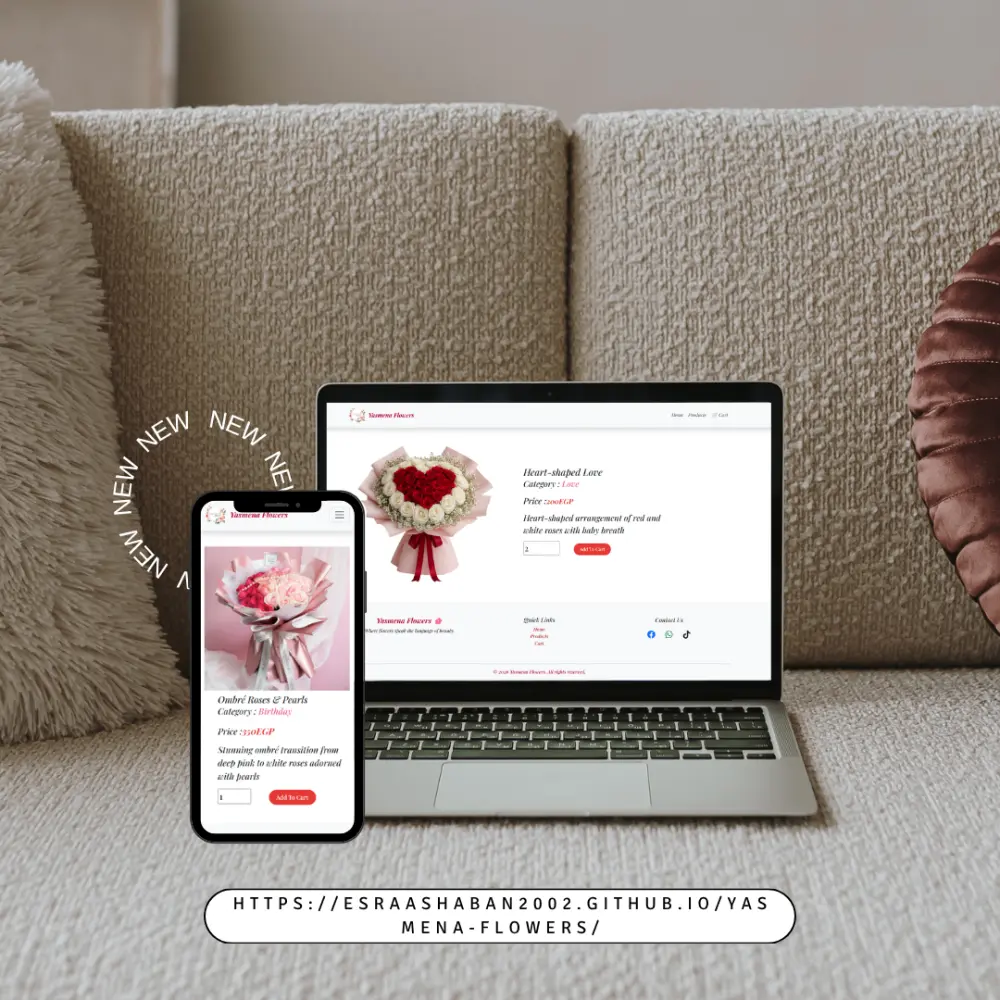 إنشاء موقع E-Commerce احترافي ومتجاوب لجميع الأجهزة