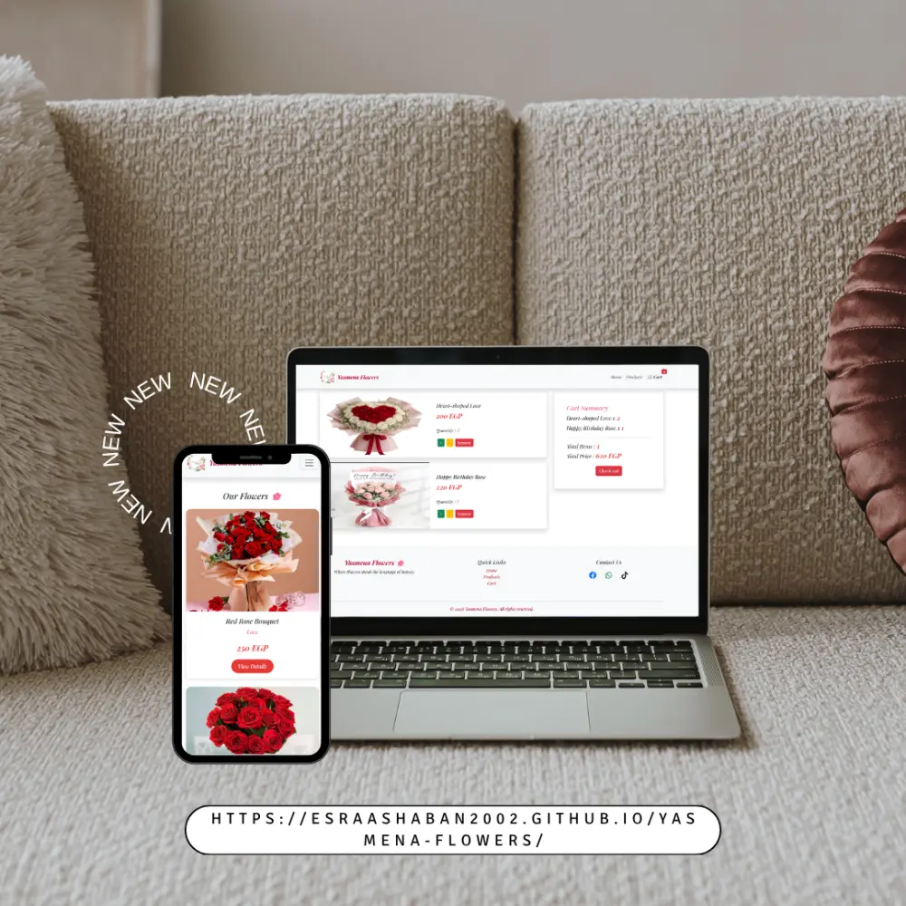 إنشاء موقع E-Commerce احترافي ومتجاوب لجميع الأجهزة