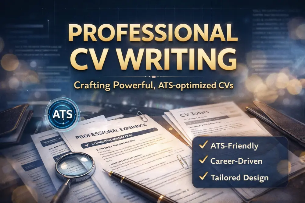 كتابة وتصميم سيرة ذاتية احترافية (Professional CV Writing)
