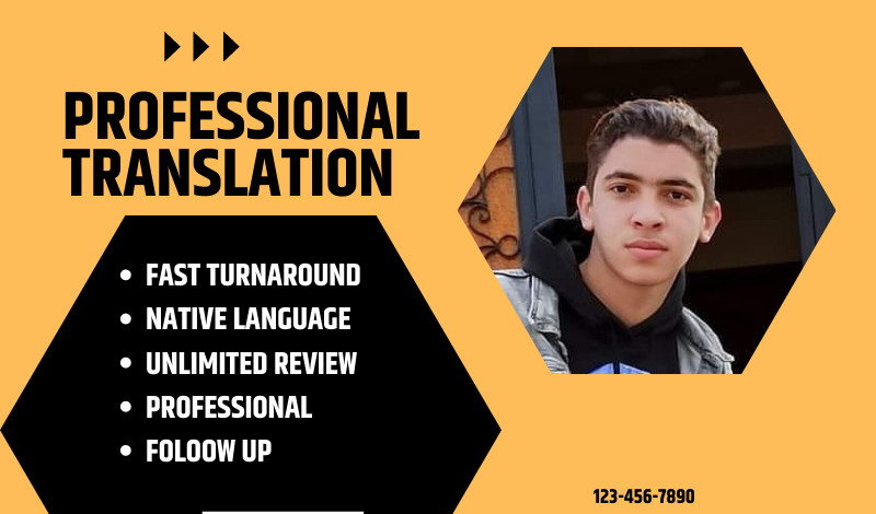 ترجمة إحترافية من اللغة الانجليزية للعربية والعكس