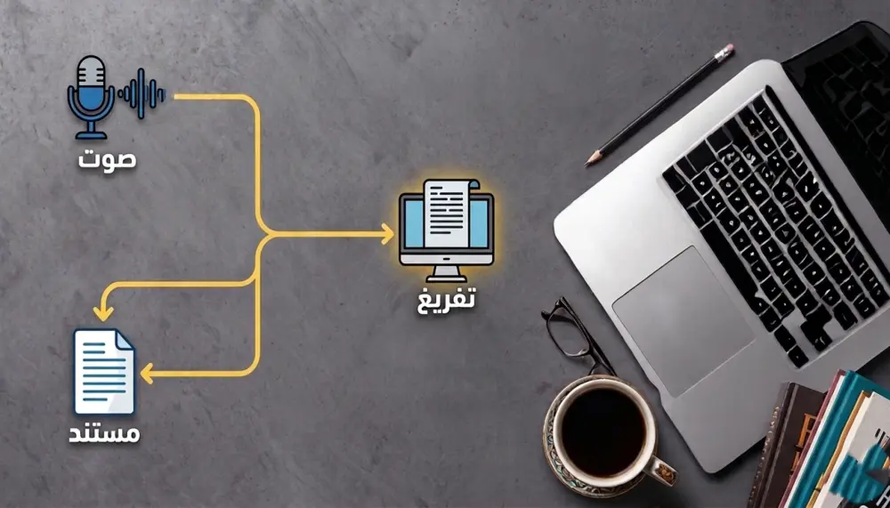 التفريغ السريع لملفات PDF والصور Word