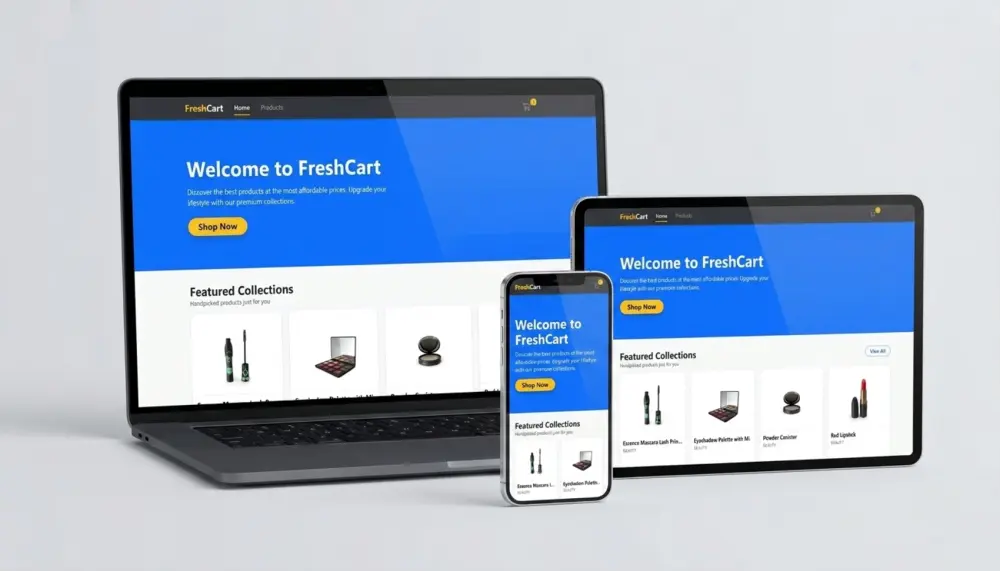 تصميم Landing Page احترافية متجاوبة وسريعة التحويل باستخدام React