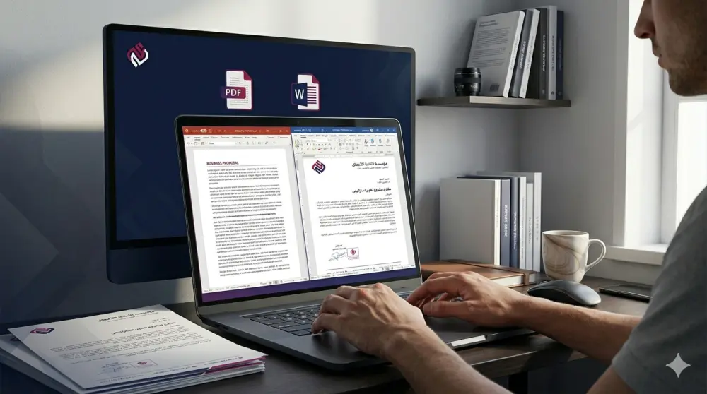 تحويل ملف PDF غير قابل للتعديل إلى ملف Word قابل للتعديل