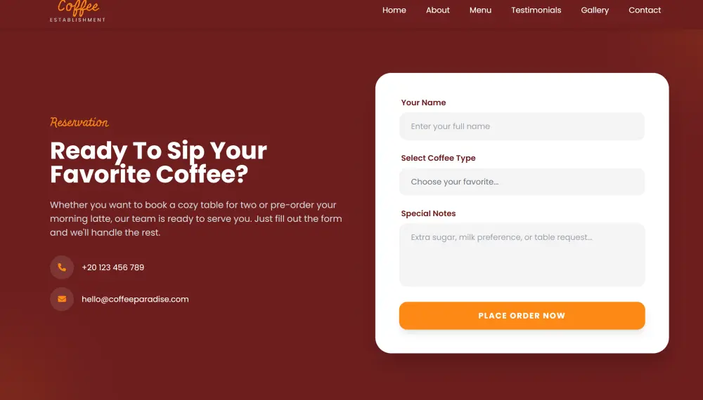تصميم مواقع باستخدام HTML5, CSS3, JavaScript