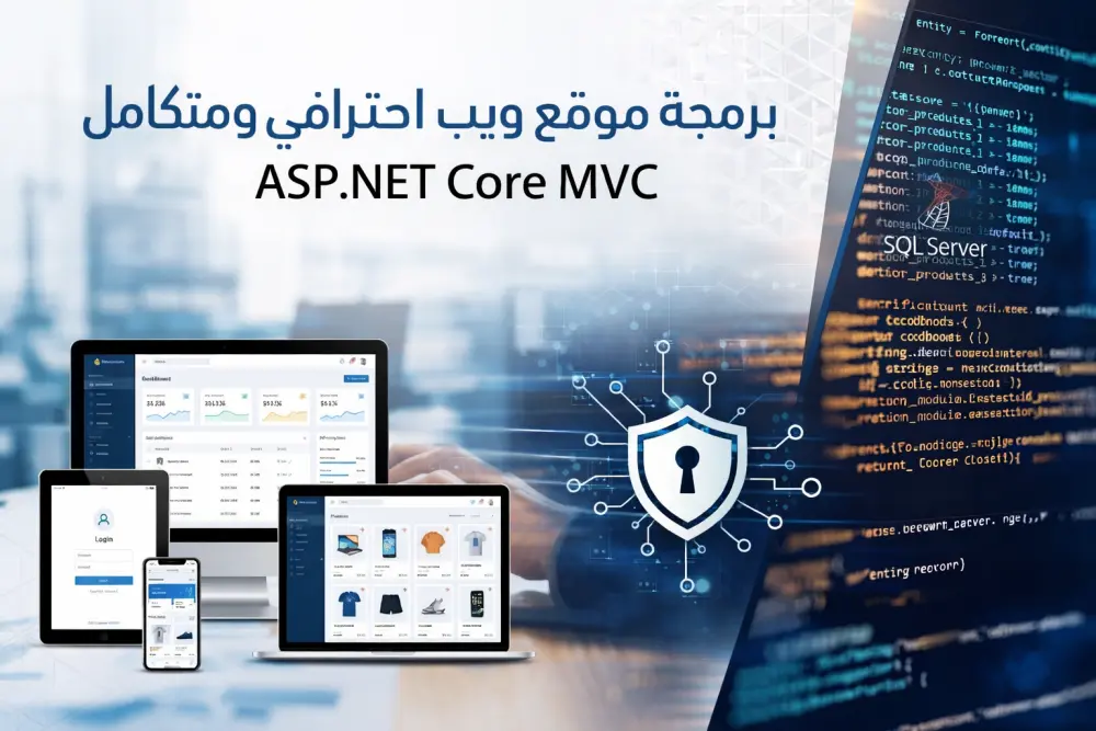 برمجة موقع ويب احترافي ومتكامل باستخدام تقنية ASP.NET Core