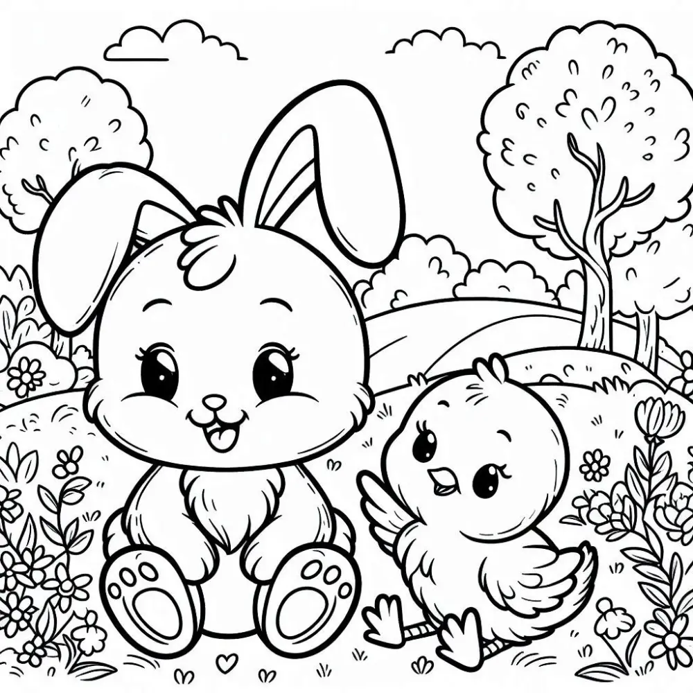 كتاب رسومات حيوانات لطيفة وجذابة للاطفال من عمر 3 ال 6